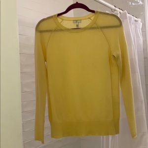 Yellow Joie 100% cashmere sweater S